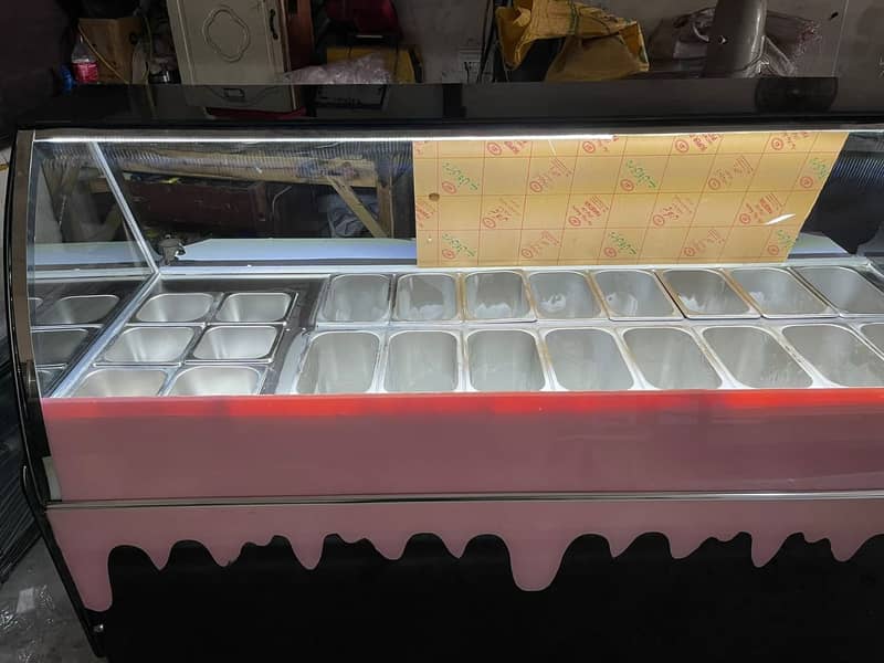 Ice Cream Display Counter Freezer 6