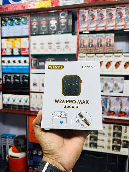 W26 PRO MAX Special SMARTWATCH with FREE EARBUDS

Just Rs2499 1