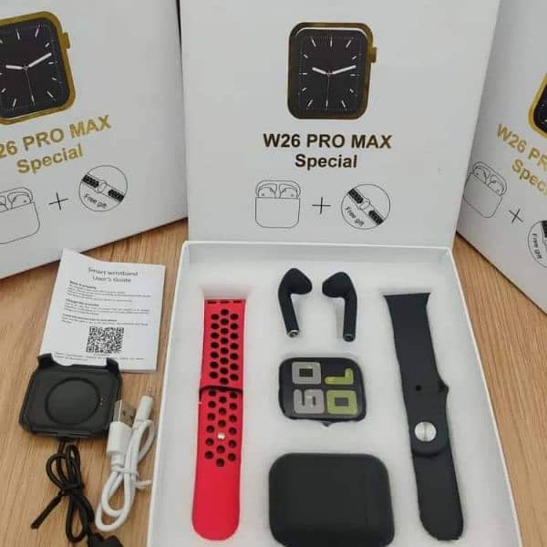 W26 PRO MAX Special SMARTWATCH with FREE EARBUDS

Just Rs2499 2