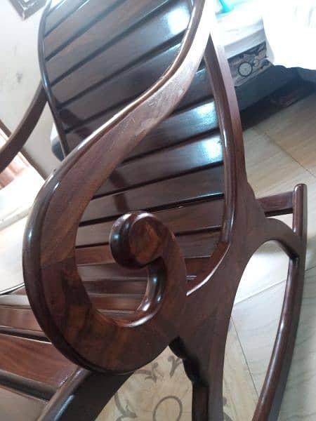 wooden rocking chair 2