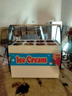 Ice Cream Display Counter Freezer