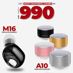 Your Perfect Harmony Deal! M16 & A10 Mini Speakers
