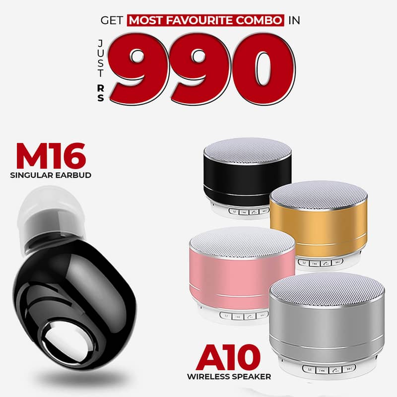 Your Perfect Harmony Deal! M16 & A10 Mini Speakers 0