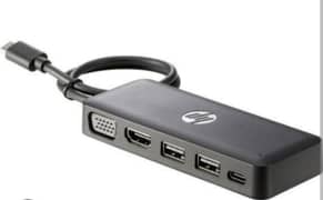 HP Type c dock Traveler Hub smart size HDMI VGA usb