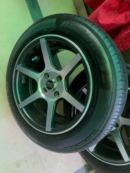 Brand New Condition Alloy Rims/Tyre 8