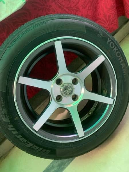 Brand New Condition Alloy Rims/Tyre 9