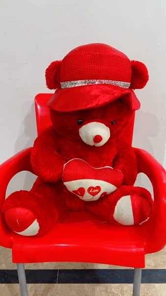 Red teddy bear 1