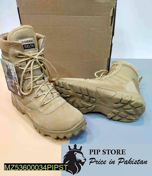 Premium Quality Long army boots For Men 3