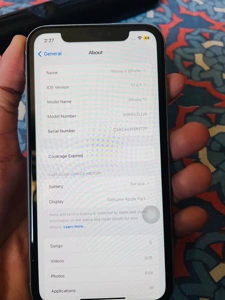 Iphone 11 64 gb Jv face id working 8