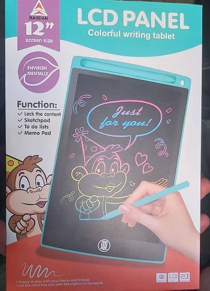 kids colorful writing pad 0