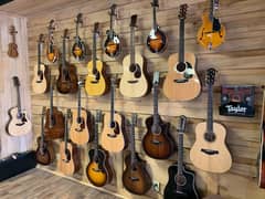 Yamaha Fender Taylor Acoustic Electric guitars violins ukuleles