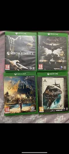xbox one 4 games for sale 0