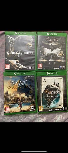 xbox one 4 games for sale 0
