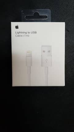 apple lightning to USB cable (UAE brand) 0