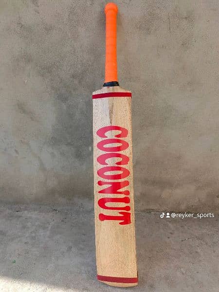 Half Cane Koko 5 Layers Cricket Bat For Tape Ball Cricket 0