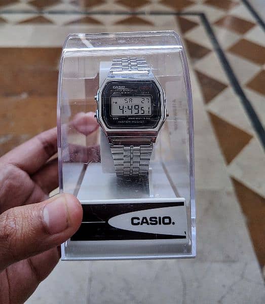 Casio classic digital watches pair 4