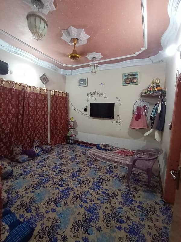 80 Yards House Ground +1 For SALE In NORTH Karachi, Sector 5C-3 near W9 bus stop 1