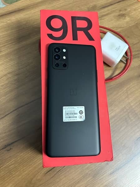 Oneplus 9R 8/256 PTA with original charger+box 1