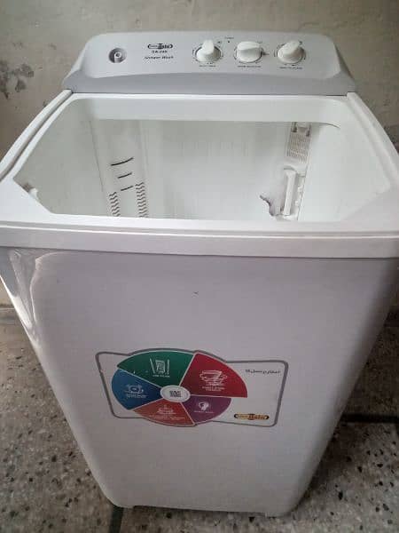 super asia washing machine model SA240 shower wash crystal 1