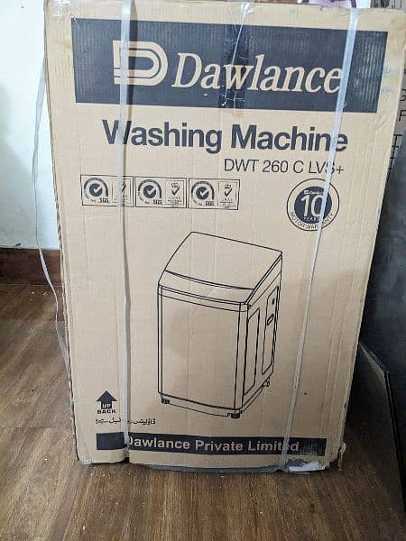 Dawlance Brand New fully Automatic Washing Machine 10 kg 2