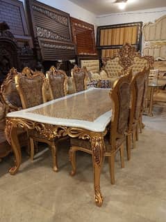 Stylish Dining Table made up of pure sheesham wood first quality
                                title=