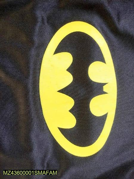 4 pcs kids stitched dry fit micro batman costume 2