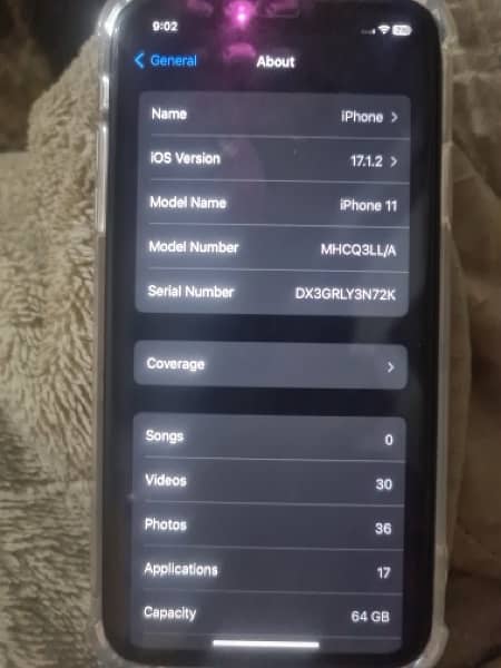 iphone 11 jv condition 10by8 battery health 85 ,64gb 3