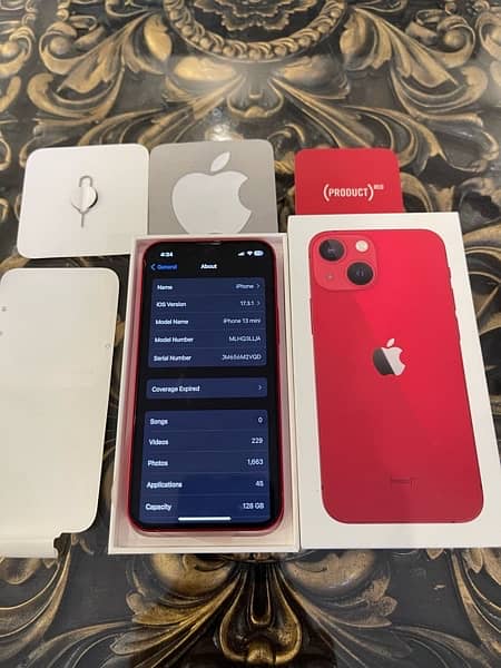 iPhone 13 mini 128gb Product Red PTA Approved! 8