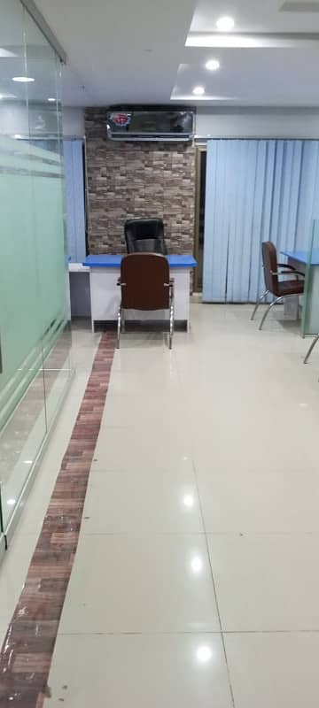 Furnished office space available for rent in bahria town phase 4 civic center 5