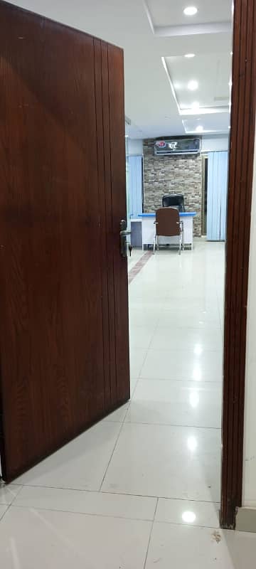 Furnished office space available for rent in bahria town phase 4 civic center 14