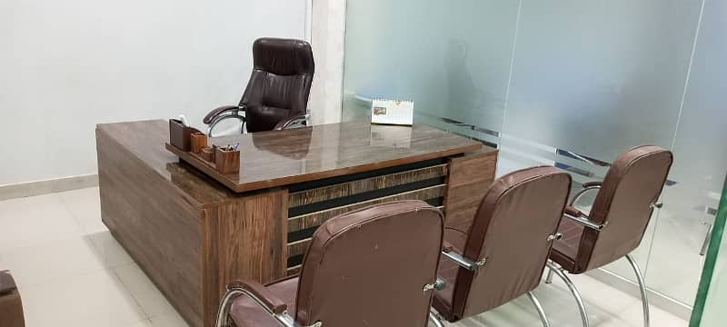 Furnished office space available for rent in bahria town phase 4 civic center 25