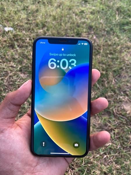 iPhone X PTA Approved ( 64 gb ) black colour 1