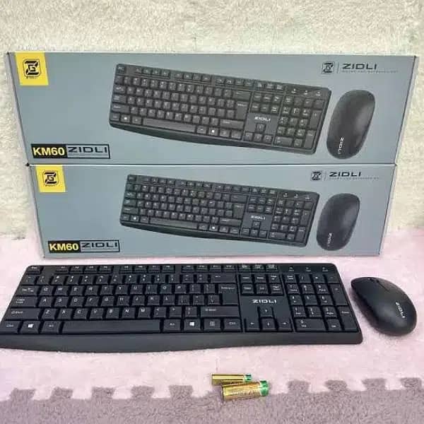 Wireless Mouse and Keyboard Set Black For Office Use /Mouse /Keyboaord 1