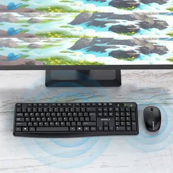 Wireless Mouse and Keyboard Set Black For Office Use /Mouse /Keyboaord 3