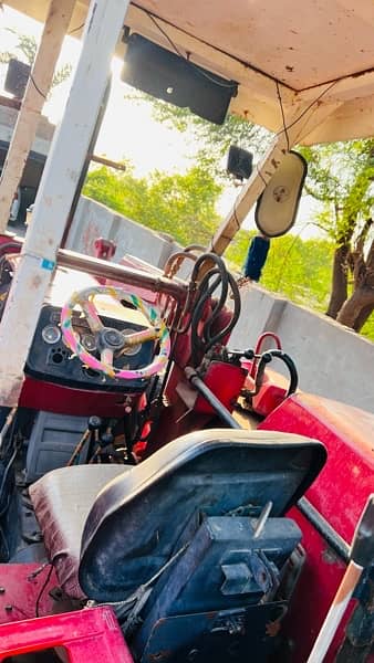 Millat tractor converted into byko excevator Machine 2