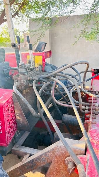 Millat tractor converted into byko excevator Machine 3