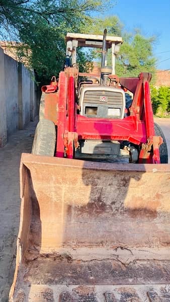 Millat tractor converted into byko excevator Machine 8