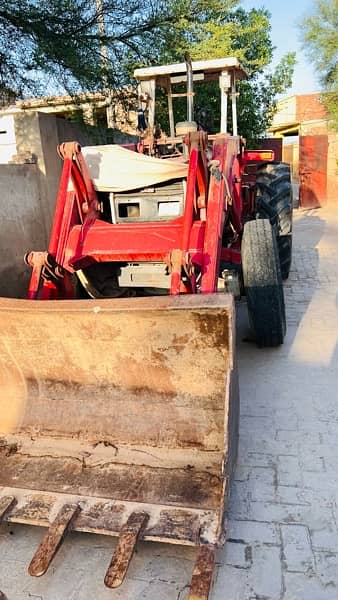 Millat tractor converted into byko excevator Machine 16