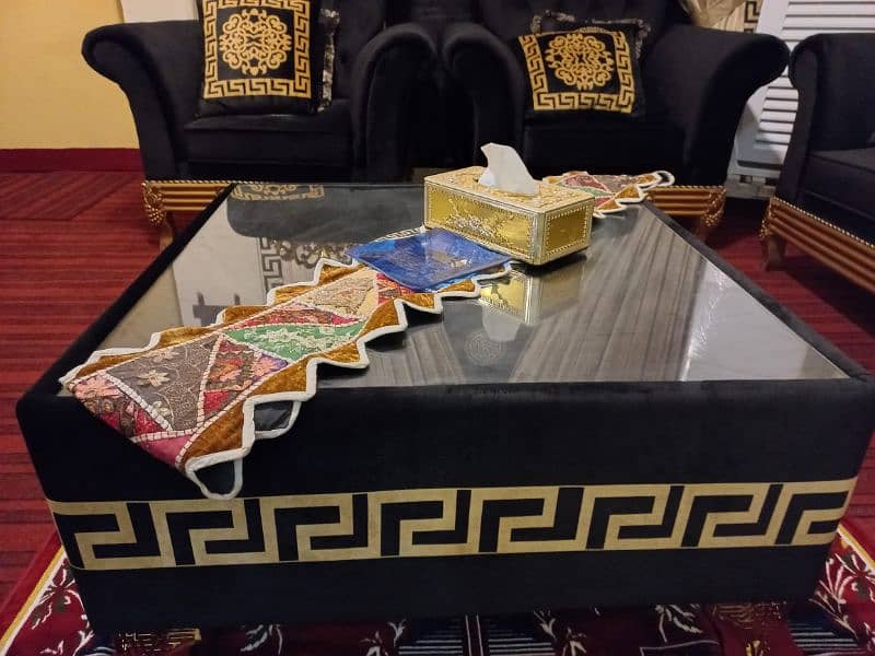7 Seater Royal Taj Sofa Set unused 4