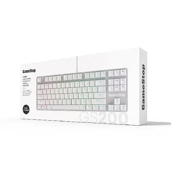 Mechanical Keyboard White (Brown Switch) GameStop/ Keyboard 4