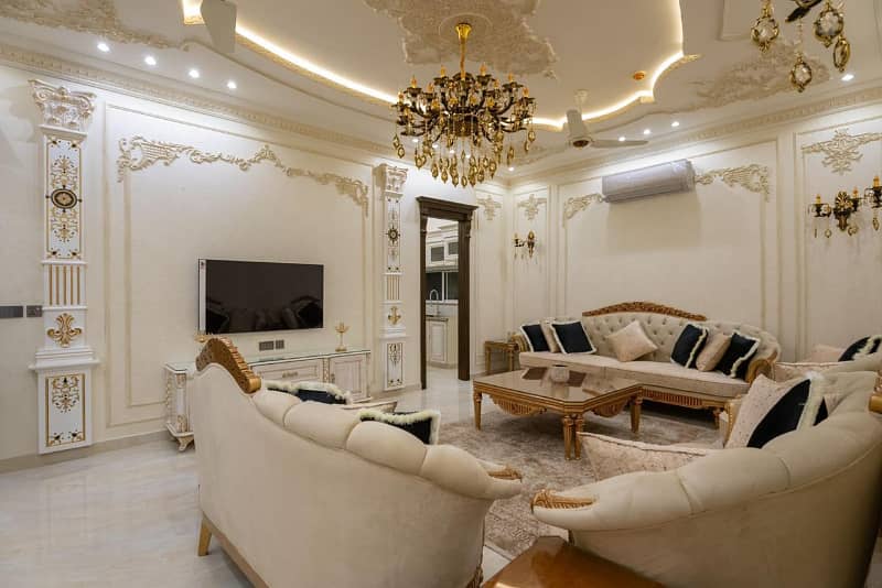 Most Luxurious Design 22 Marla Corner Spanish Design Furnished House With Swimming Pool And Home Theatre 28