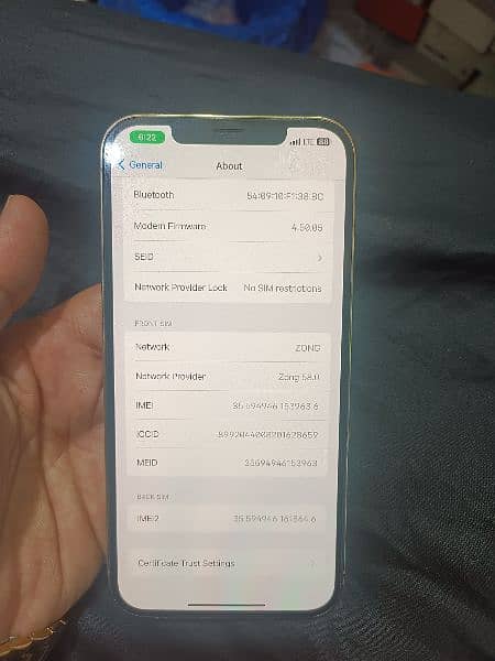 iPhone 12 pro max pta approved 256GB dual SIM 4