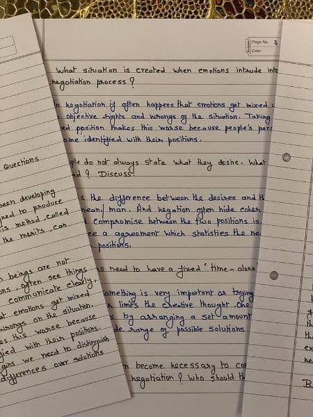 Handwriting Assessment Work 0