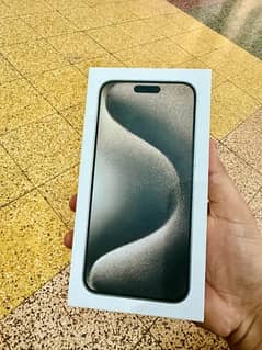 iPhone 15 pro max 256gb physical dual box pack non active