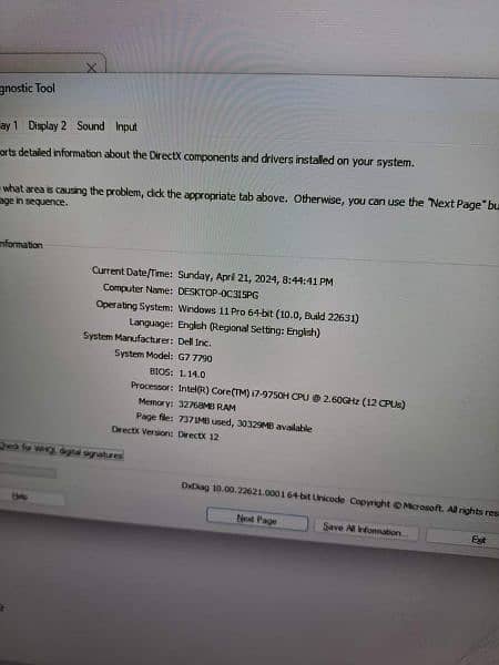 Dell G7 7790 Core i7 9th Gen | Ci7 9th Gen | 6Gb Nvidia Rtx 2060 9