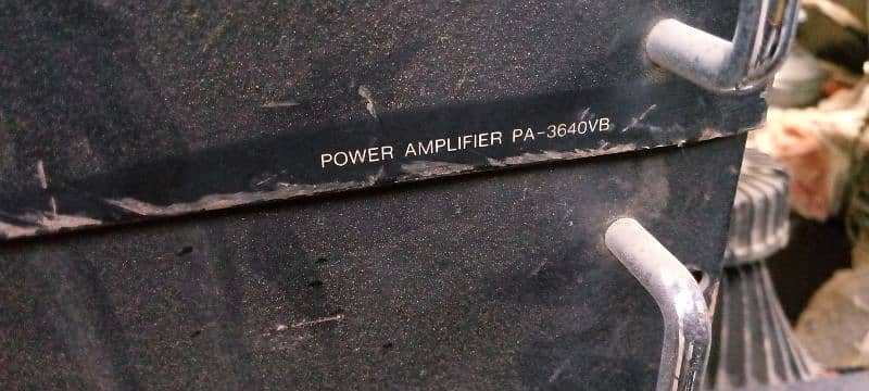 toa power amplifier pa-3640vb 1