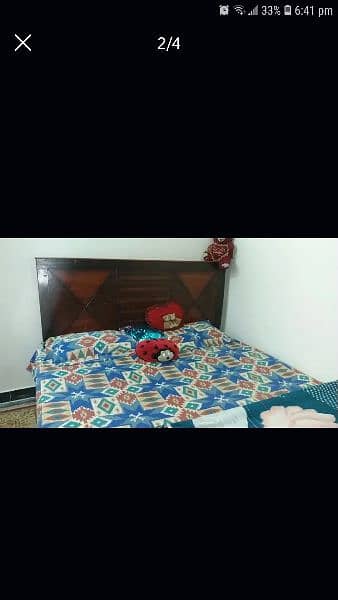 Double bed with mattress 2