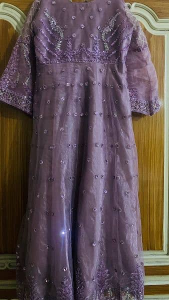Purple Maxi | Party Wear Maxi | Tail Maxi (ONE TIME USED) 1