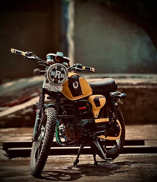 Honda 125 converted into cafe racer 1