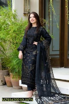 3 pcs women unstitched lawn All Pakistan delivery available